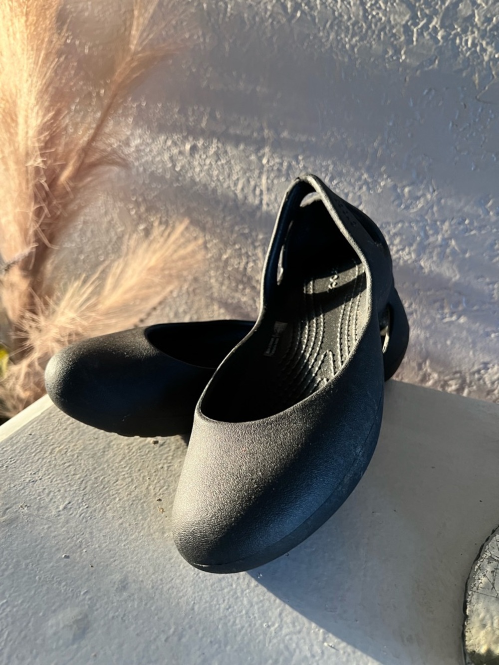 CROCS Women’s Black Slip-On Ballet Flats